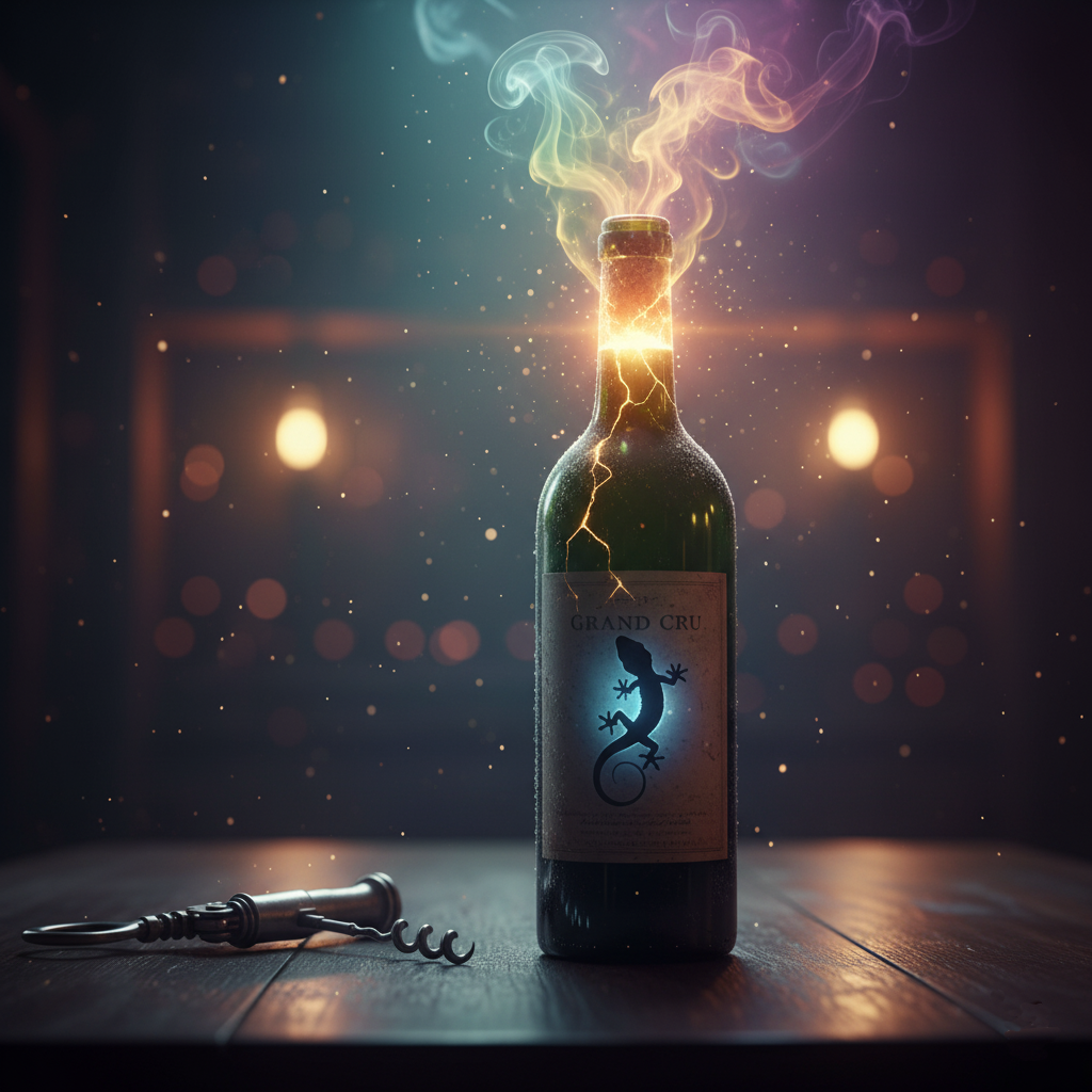 Illustration de la nouvelle 'Le Bouchon Héroïque'